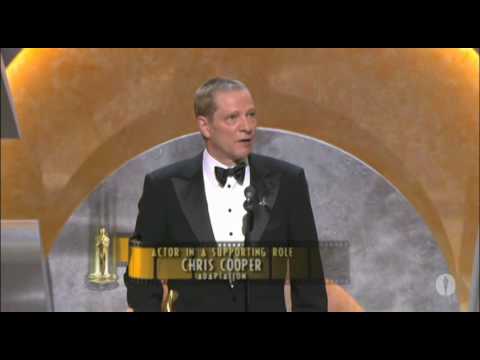 Chris Cooper winning an Oscar® for 