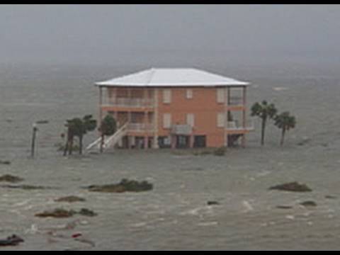 Hurricane Ivan Storm Surge Video - Pensacola Beach, Florida