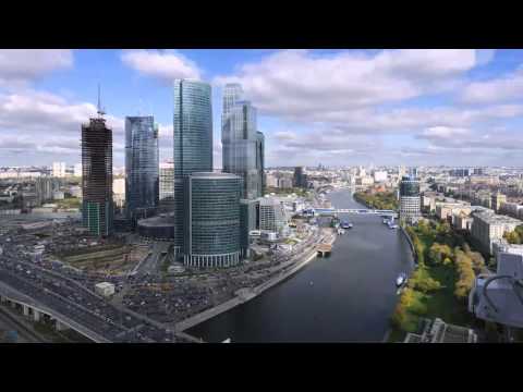 Russian Federation, Moscow Business Center by Night, in 3D + HD