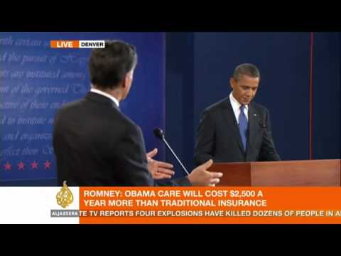 Obama and Romney debate US healthcare