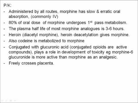 Opioid Analgesics