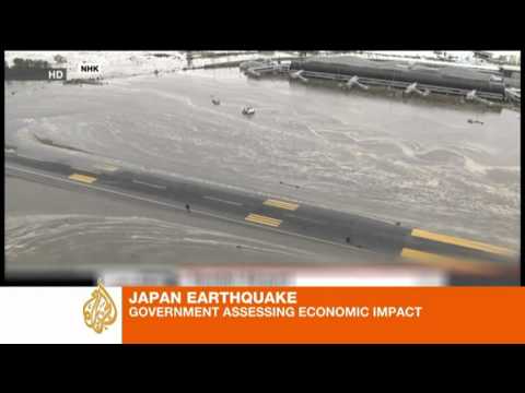 Earthquake dents Japan's economy