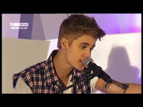 Justin Bieber 'As Long as You Love Me' Live acoustic in New Zealand - July 2012