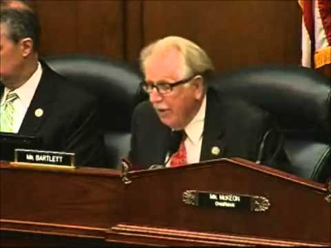 Rep. Roscoe Bartlett Probes OMB Witness for Sequestration Details On Aug 1 2012