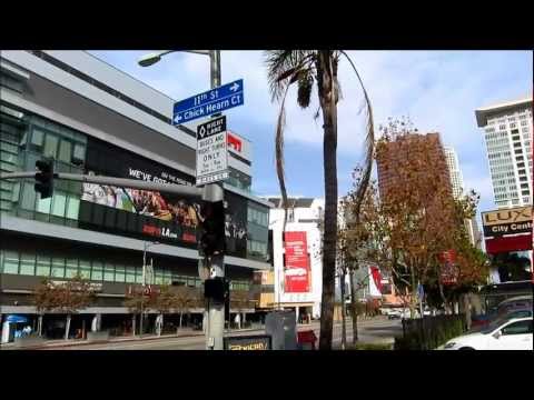 Walking tour Downtown Los Angeles, California (12/24/2011)