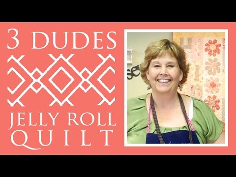 Amazing Jelly Roll Quilt Pattern by 3 Dudes!