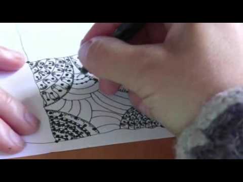 Zendoodle Sampler Zentangle Pattern Styles Tutorial 1