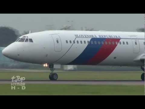 TU154, IL96, IL62, Saudi Boeing 777, Government Airbuses VIP Visits to London Stansted Airport