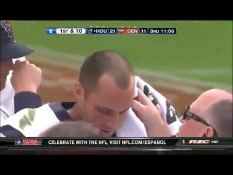 NFL QB Matt Schaub Loses Piece Of Ear On Illegal Hit