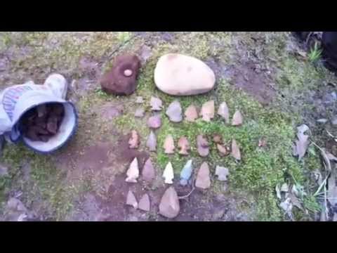 Celt found,Digging arrowheads in central Louisiana, hunting for indian artifacts