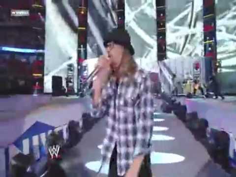 WWE Live Performance Kid Rock Live At Wrestlemania 25 pt.1