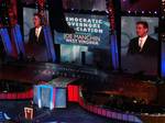 Joe Manchin speaks during the second day of the 2008 Democratic National Convention in Denver, Colorado, United States, 26 August 2008