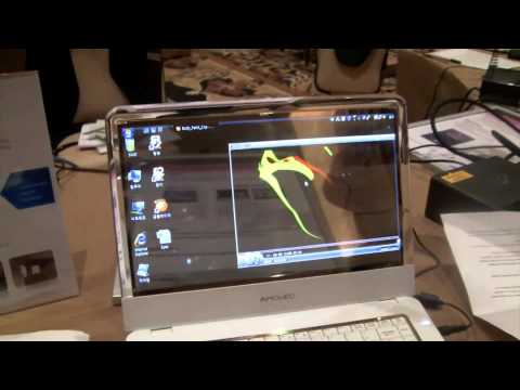 Transparent OLED Screen for Samsung Notebooks - CES 2010