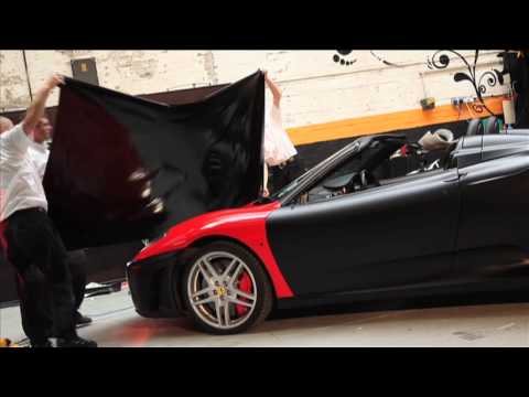 Ferrari F430 Stealth - Wrapped in Matt Black by Creative FX