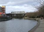 The 1874 Maidstone East line crossing the River Medway; also on the bridge is a footpath connecting Maidstone East with Maidstone Barracks.