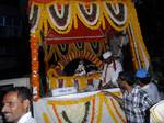 Lord Ganesha's immersion procession at Laxmi Road in Pune-India.