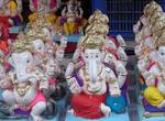 Lord Ganesha's idols for Ganesha festival in Pune-Maharashtra-India.