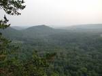 Typical terrain of The Driftless Area as viewed from Wildcat Mountain State Park in Vernon County, Wisconsin.