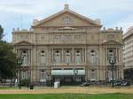 Western entrance of the Colón Opera House, Buenos Aires.