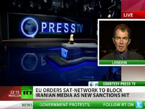 'EU ban on Iran media step towards military intervention'