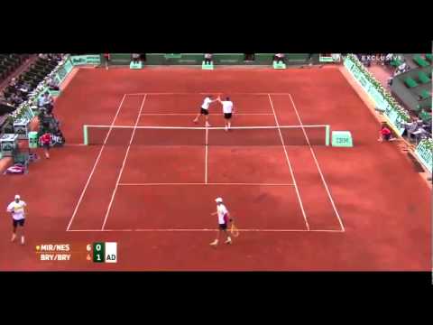 Mirnyi/Nestor vs. Bryan/Bryan - Roland Garros 2012 Final Highlights (HQ)