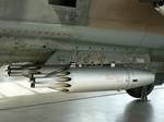 UB-16-57UMP launchers under MiG-23. S-5 rockets were used extensively by Sukhoi Su-25 and Mil Mi-24 aircraft in Afghanistan in the 1980s, where their effectiveness was considered poor.