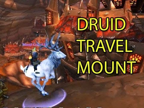 Pandaria Beta: Druid Travel Mount!!!