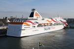 Baltic Queen in dock in Tallinn.