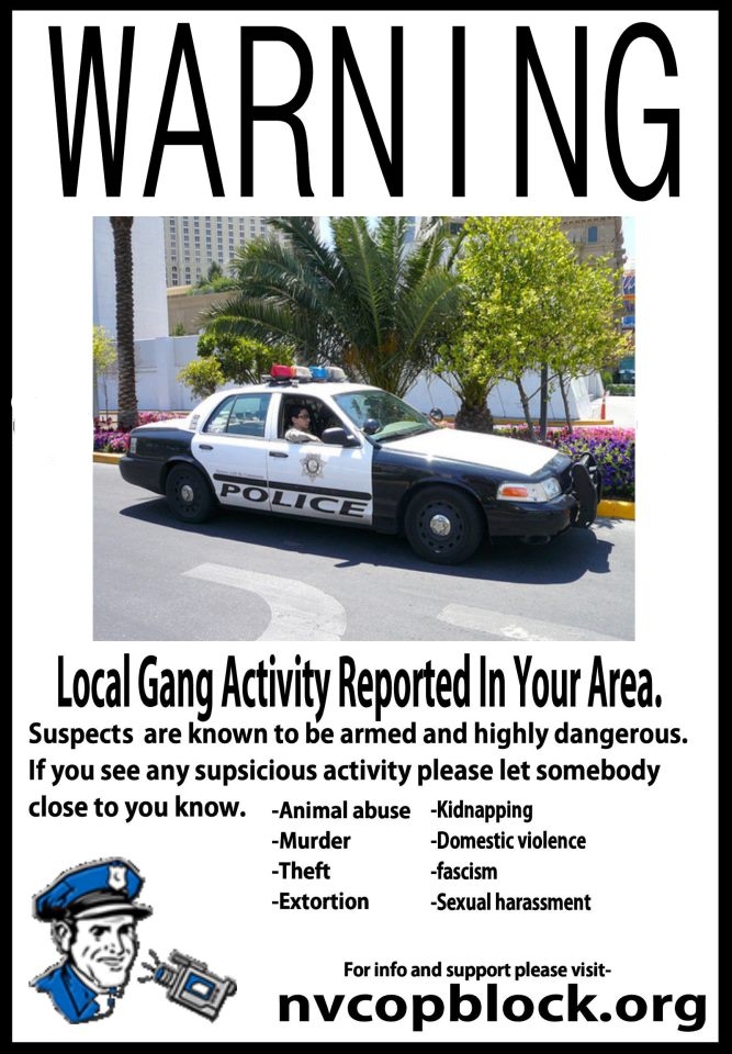 NVCopBlockWarningEdit Las Vegas: Beware of Gang Activity in Your Neighborhood!