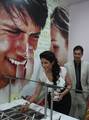 Mrs. India International 2011 Richa Sharma along with Mr Rahul Bhutoria , Director , Chimonix Gourmet Network Private Ltd ,Prepare the Yogurt Food during the inaguration the