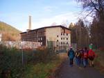 Cardboard factory in the upper Ecker valley rises around 2.5 km southwest of the Brocken at 890 m above sea level at the Eckersprung. Until the border was reopened it was the end of the Goethe Way (Goetheweg) from Torfhaus.