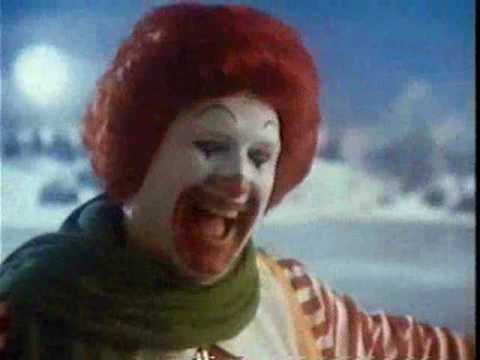 McDonalds 80's Christmas Commercial Ice Skating