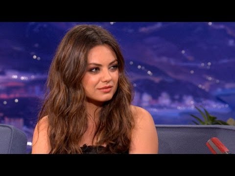 Mila Kunis Has A Badass Stare Of Doom - CONAN on TBS