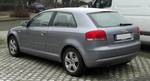 2005–2008 Audi A3 3-door (Germany). Audi introduced a number of changes to the A3 and S3 in 2008. These include revised nose and tail styling, with a modified grille and the new 