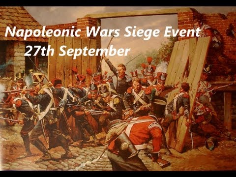 Napoleonic Wars Siege Battle - Thursday 27th September - 77y Regiment