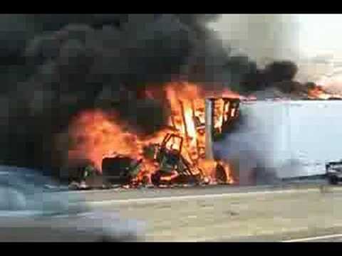 Truck Fire - San Jose, CA - Aug 15, 2008