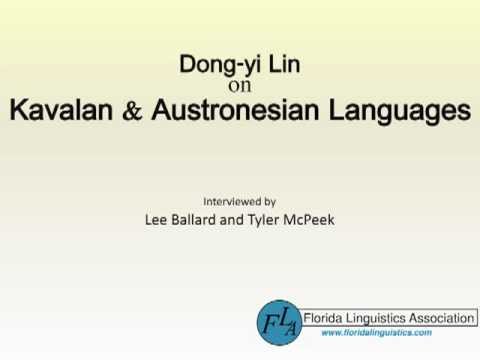 Dong-yi Lin on Kavalan and Austronesian Languages