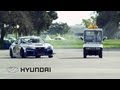 Genesis Coupe Drift Car Heist from Hyundai Headquarters featuring Rhys Millen