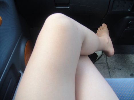 A woman's legs