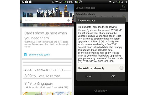 HTC One X sees Jelly Bean rollout in Taiwan and Singapore, One S update reportedly coming soon