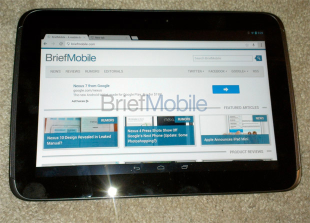 Google Nexus 10 leaks Android 42, Exynos 5250 17GHz, 2,560 x 1,600 resolution