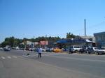 The main street of Kant is a town in the Chuy Valley of northern Kyrgyzstan, some 20 kilometres (12 mi) east of Bishkek. It is the administrative center of the Ysyk-Ata District (formerly Kant District).