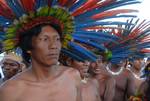 Bororo men, Mato Grosso, Brazil. The following table provides estimates of the per-country populations of indigenous peoples of the Americas, and also those with partal indigenous ancestry, expressed as a percentage of the overall country population of each country that is comprised by indigenous peoples of the Americas, and of people of partial indigenous descent