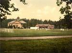 Royal Military College cricket grounds, Sandhurst, ca. 1895. The RMA Sandhurst was formed in 1947 from a merger between the Royal Military Academy in Woolwich (which trained officers for the Royal Artillery and Royal Engineers from 1741 to 1939) and the Royal Military College (1801–1939)[2] at Sandhurst.