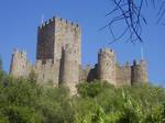 The semi-circular battlements and allures that skirt the inner enclosure and the main keep. It is believed that the castle was constructed on the site of a primitive Lusitanian castro that was later conquered by the Romans during the 1st century B.C.E.