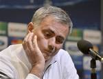 Real Madrid's head coach Jose Mourinho talks to the media during a press conference prior to the Champions League soccer match between German champions Borussia Dortmund and Real Madrid in Dortmund, Tuesday, Oct. 23, 2012.