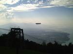 The Pfänder, a famous lookout point of Bregenz. The first settlements date from 1500 BC. Celtic tribe named Brigantii is mentioned by Strabo as a sub-tribe in these region of the Alps