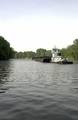 Kentucky River, Kentucky (May 26)--The tug Timothy G and the two barges transported Coast Guard equipment down the river as the pumps displaced water and recirculated the water column. The water was lacking enough oxygen for fish to survive. The Environmental Protection Agency requested assistance from the Gulf Strike Team when a distillery spills hundreds of thousands of gallons of bourbon into the river. USCG photo by PA2 Angel Deimler (80579) ( BOURBON SPILL (FOR RELEASE) )