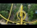 Loch Ness Monster Front Seat on-ride widescreen POV Busch Gardens Williamsburg