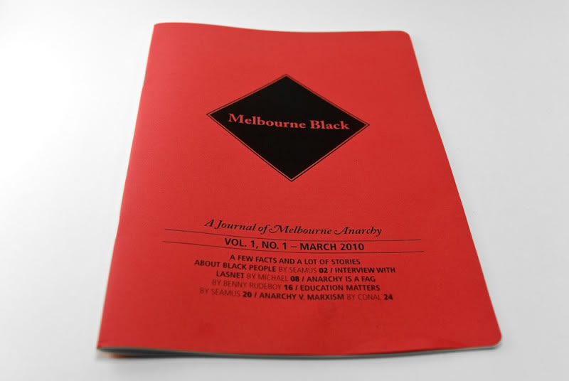 Melbourne Black no 1 cover